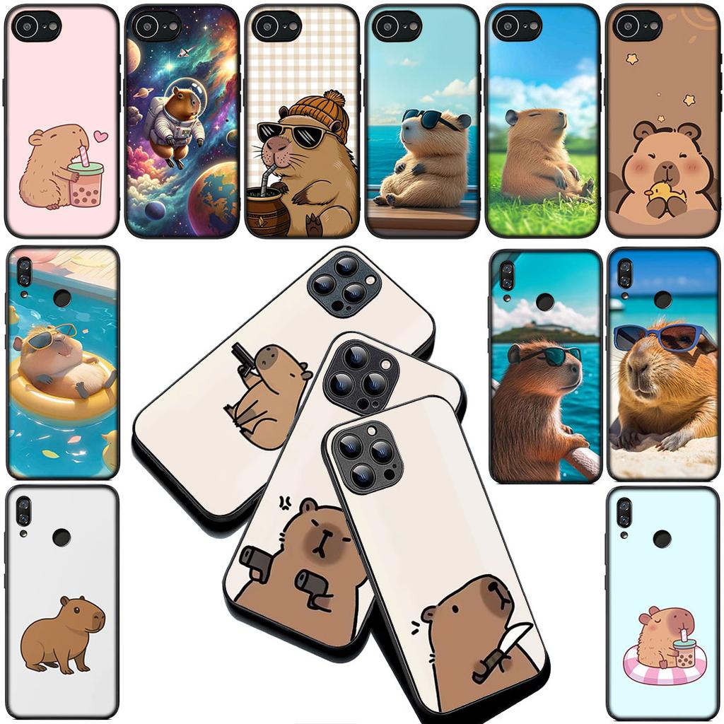 Anime Capybara Wallpaper Silicone Cover for Apple iPhone 17 12 13 Pro Max Mini ProMax 7 + 8 Plus Air 8+ Coque Phone Case