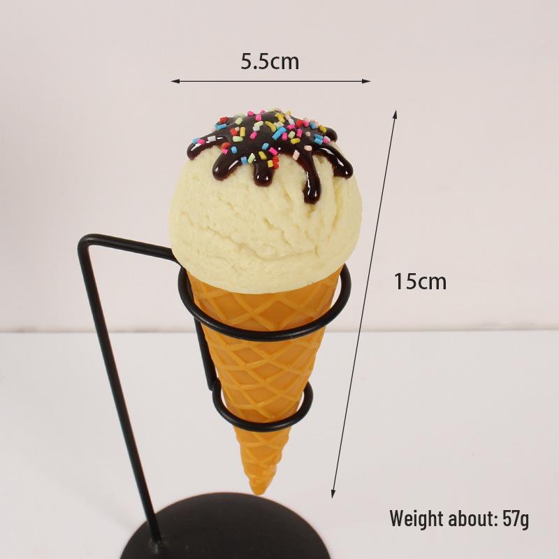 PVC Faux Ice Cream Cone for Display & Play