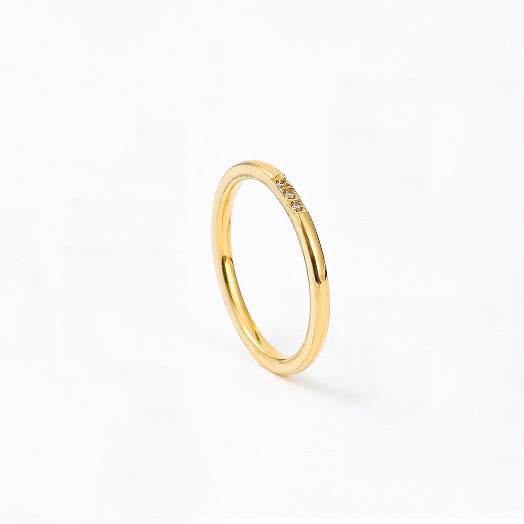 6/8-Piece Minimalist Rhinestone Stainless Steel Ring Set for Daily & Holiday Wear Unisex
