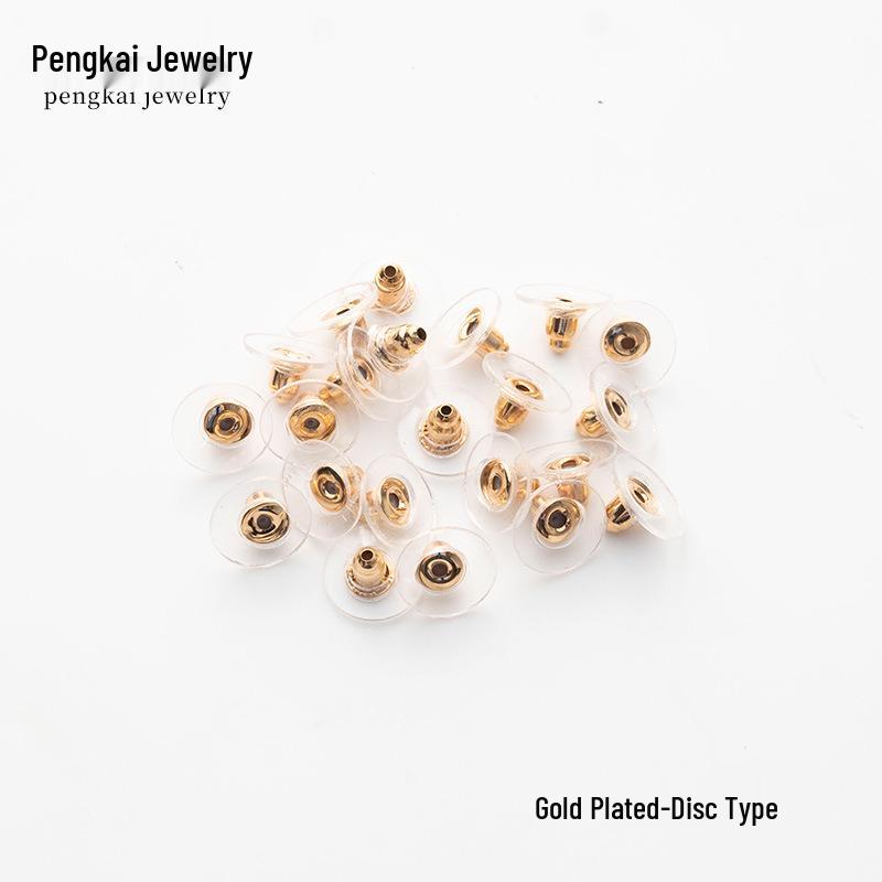 DIY Jewelry Accessories: Hypoallergenic Silicone Earring Backs & Stainless Steel Ear Plugs
