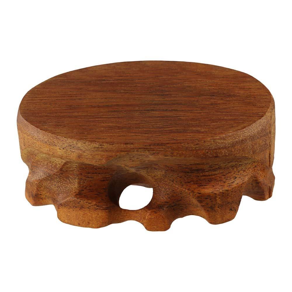 

Smooth Statue Holder Stable Crafts Display Stands Vintage Solid Wood Stand Home Decor style 3