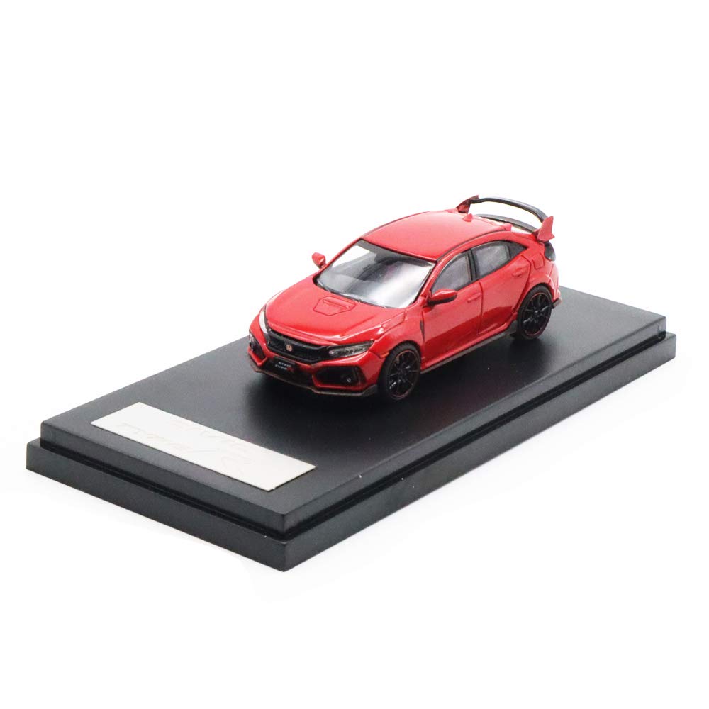 LCD Honda Civic Type R FK8 Diecast Model Car Drive 1/64 Left-Hand (Red)