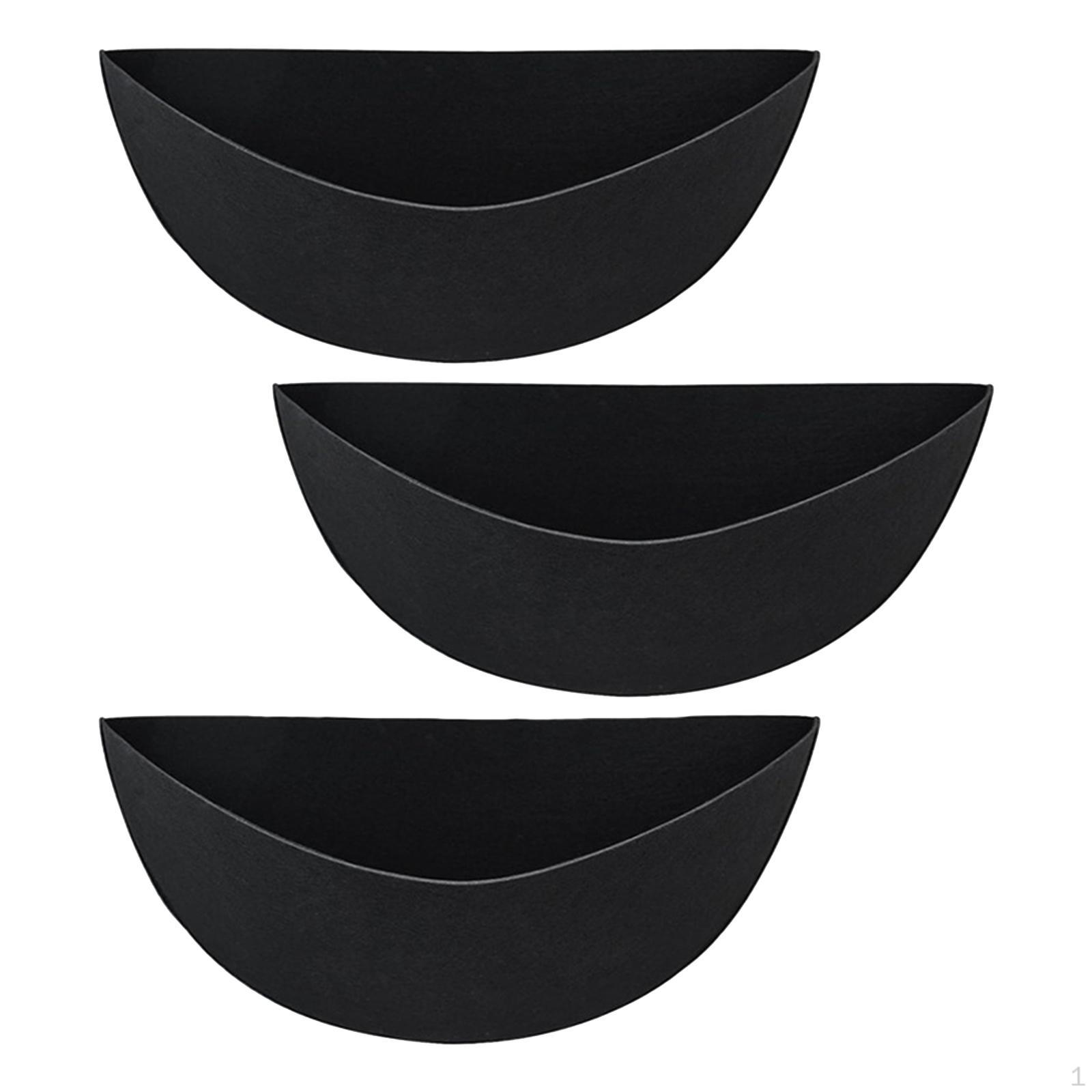 

3 шт. войлочная подкладка для цветочных корзин, подкладка для подвесных горшков для любителей садоводства 14in