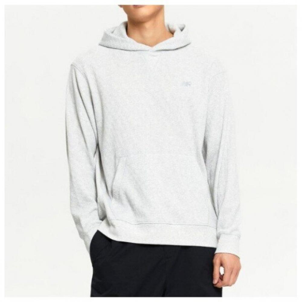 

New Balance Мужское вафельное худи полуоверсайз Kqj nbn0e4S031 15 Gray series/100
