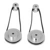 Timing Pulley Set 20 Teeth 60 Teeth Aluminum Synchronous Wheel with 280mm Length 6mm Width Timing Belt for 3D Printer