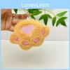 Animal Plush Toy Keyring Featuring Adorable Cat Paw Design For Kids And Teens