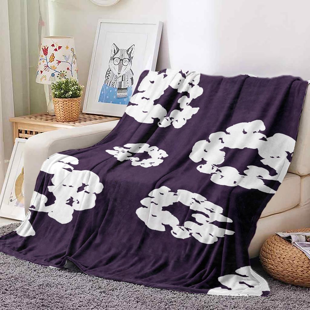 Luxury Comfort T-Tears Printed Soft Plush Blanket for Sofa Fashion Living Room Office Bedroom Travel Gift Single-sided