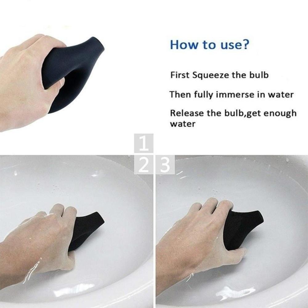 Silicone Cleaning Enema Bulb Safe Flow Flush Cleaning Tool for Anus Vagina Reusable Cleaning Syringe Kit Personal Hygiene Aid