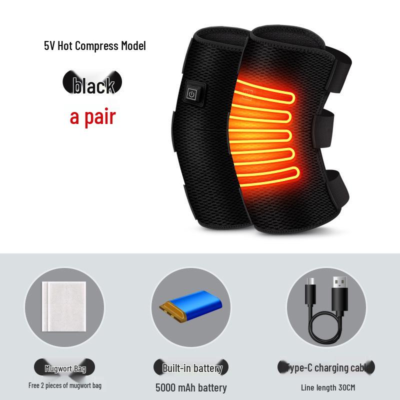 Rechargeable Heated Knee Massager - Warmth & Joint Pain Relief