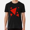 Triangle Pattern, Red Triangle S To 5XL Made In the AU/USA T-Shirt