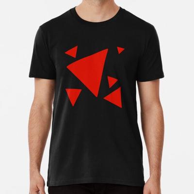 Dreiecksmuster, Rotes Dreieck S bis 5XL Hergestellt in der AU/USA T-Shirt