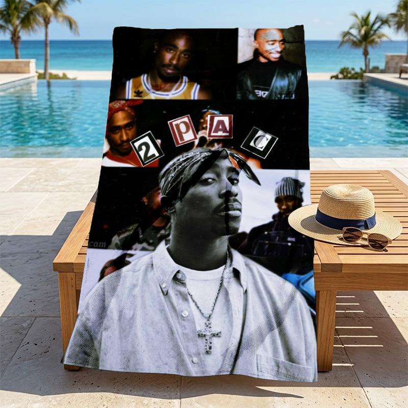 Rap Legends Stylish Digital Printing Beach Towel Quick Drying Absorbent Blanket For Beach Pool Gym Travel Christmas Gift C9211209