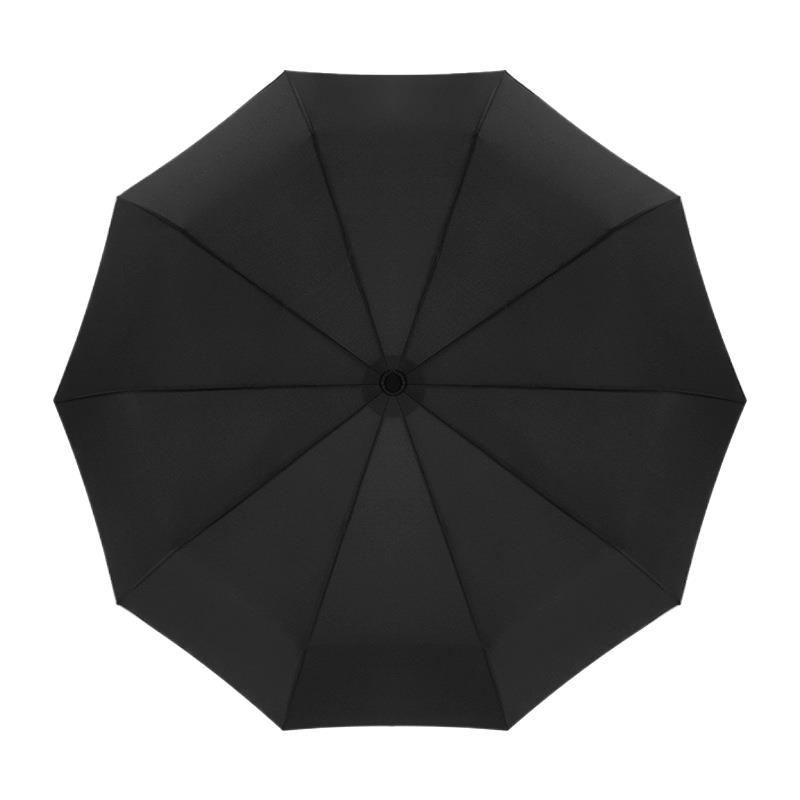 10 bone automatic umbrella windproof umbrella color scheme handle triple fold men's umbrella plus umbrella