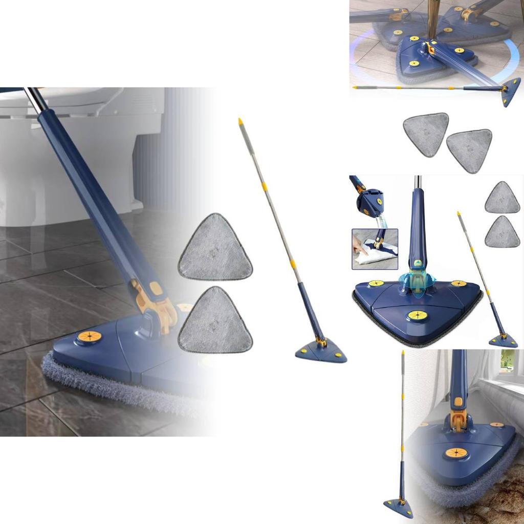 Eco-friendly Chenille Flat Mop For Hardwood Floors Stainless Steel Handle
