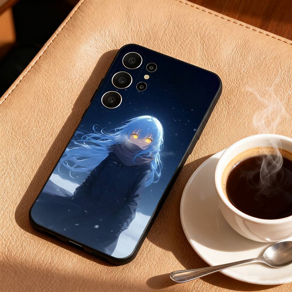 Rimuru Tempest T-Tensei Phone Case For Samsung S26,S25,24,23,22,30,21,10,9,Ultra,Plus,Lite,Black Soft Case