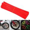 72pcs Bicycle Spoke Skins Decorative Cool Universal Spoke Wrap Cover for Mountain Dirt Kids Bike