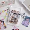 JOLUCE Transparent Card Case with Large Capacity and Instax Holder, 2-Piece Set, Featured Korean Idols, Includes Keychain, Waterproof Storage, and Car