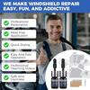 Windshield Repair Kit, Quick And Efficiency Glass Repair Fluid, Car Windshield Crack Repair Resin Kit For Fixing Chips, Bulls-Eye, Cracks And