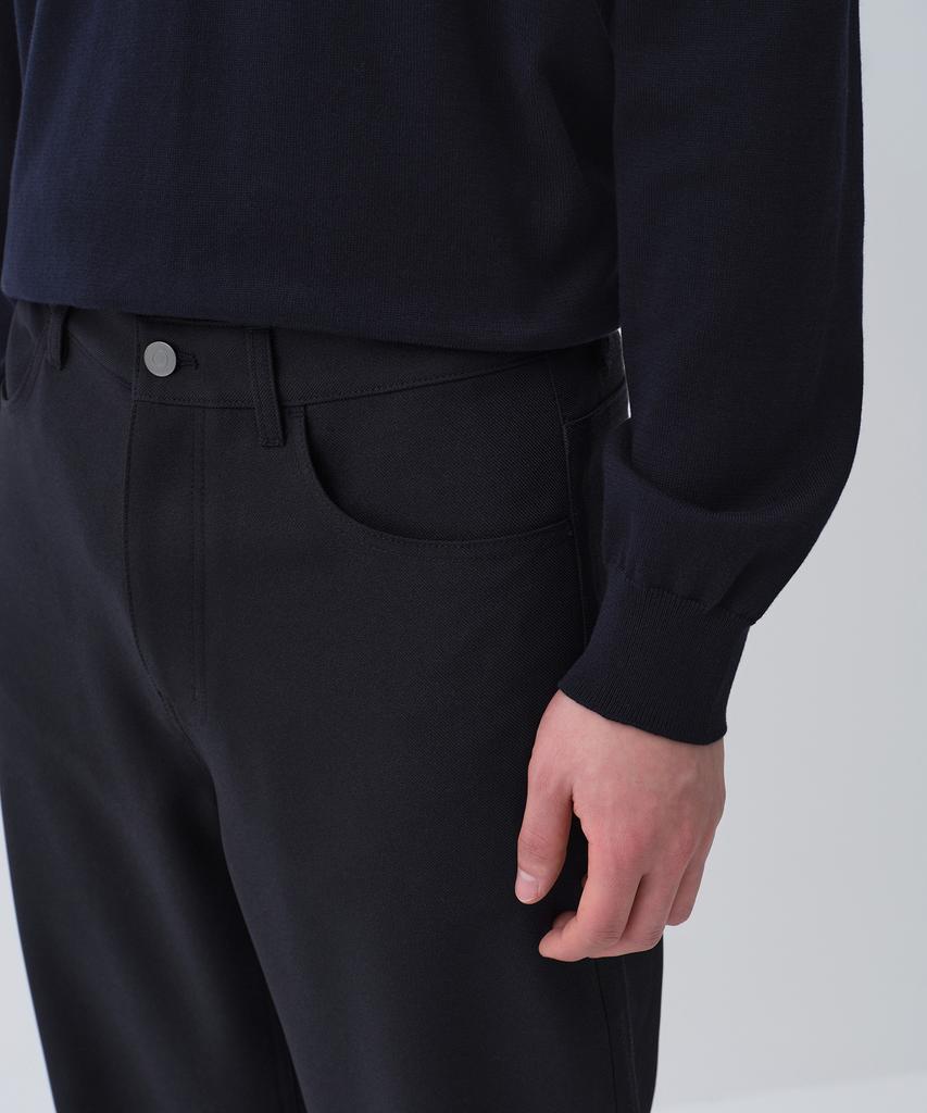 MUSINSA STANDARD Straight Formal Jeans [Navy]