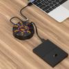 1.2m 10 Ports HUB 7 Colors RGB Backlight USB2.0 Cable Splitter 1 in 10 out Mouse Keyobard Printer Extend Adapter Dock