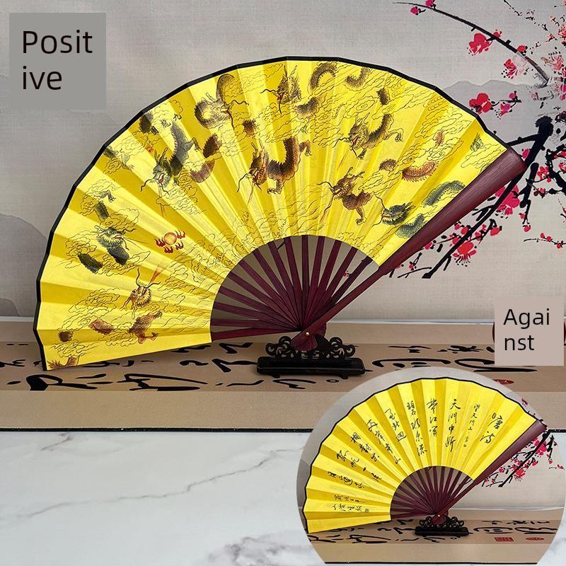 Silk Cloth Fans, Blank Folding Fans, , Custom Drawing and Calligraphy Fans, Men's Chinese Style, Ancient Style, Advertising, Calligraphy Fan, White