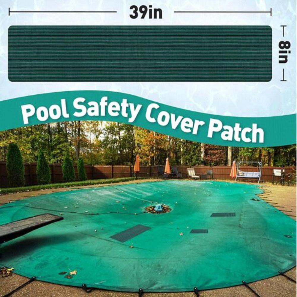 Self Adhesive Pool Cover Repair Patch Tear Resistant Mesh Pool Cover Repair Patch