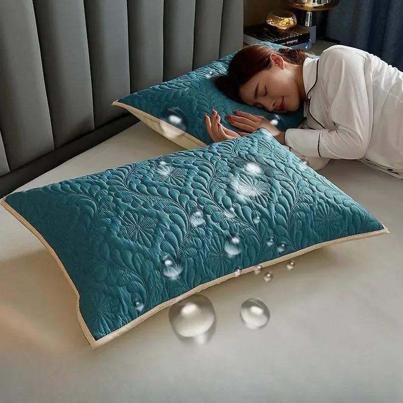 

Північна Європа Антикліщова Наволочка Водонепроникний Антибактеріальний Оливостійкий Захисний Чохол для Подушки Гігроскопічний Дихаючий Наволочки для Однієї Подушки 1PC-48x74cm