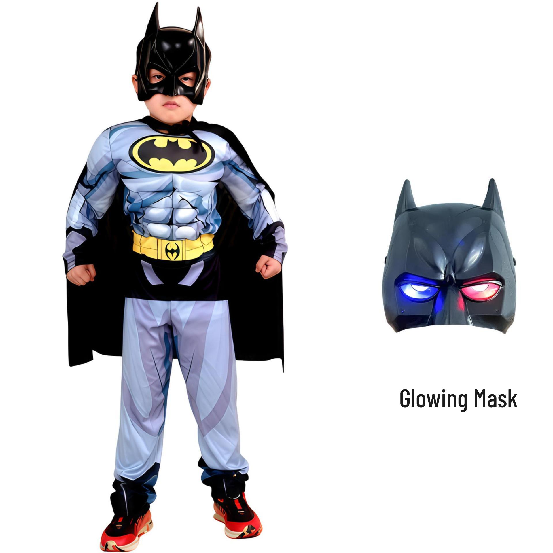 

Дитячий Хелловінський м язовий костюм Бетмена Месники Косплей Костюм для виступу XL (140-150CM)