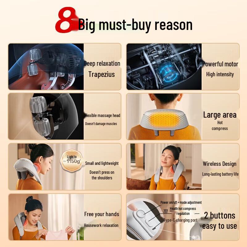 SKG H5 Neck and Body Massager (Gift Box Edition)