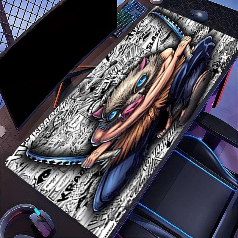 Demon Slayer Print Mouse Pad, for Keyboard Pad Laptop PC Mat for Office Home Use, Desk Decor, Perfect Birthday Gift for Gamers