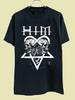 T-shirt con Logo Cuoreagramma Distressed Him Band Taglie Complete S-5XL FH969