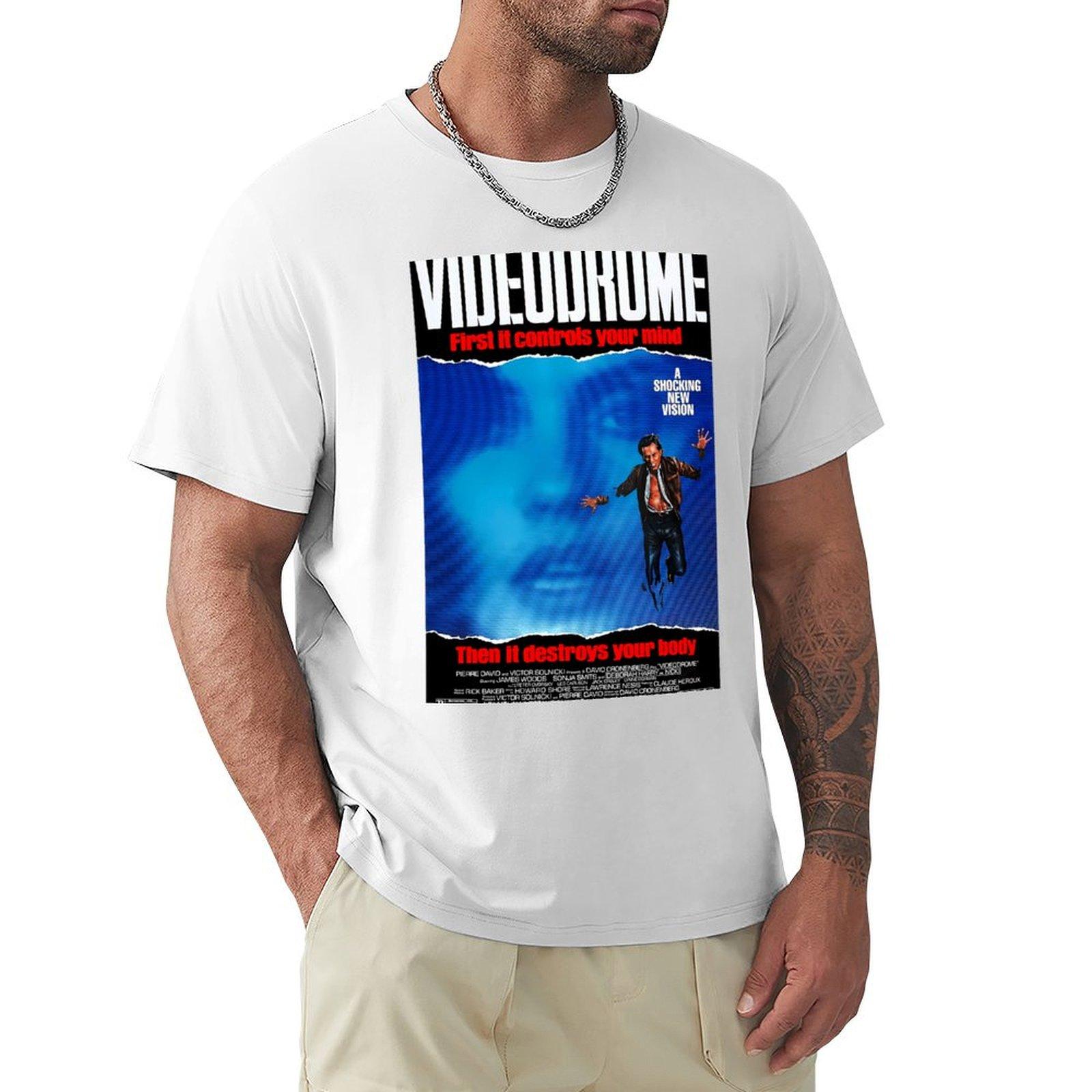 Videodrome (1983) Tshirt Quick Dry Sports Short Sleeve Tee S