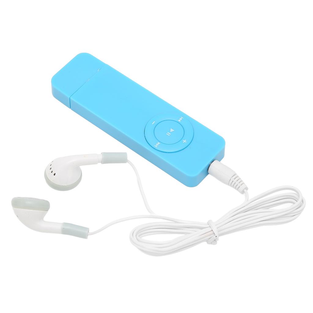 MP3 přehrávač Podpora bezztrátového zvuku Až 64GB mini hudební přehrávač pro studenty běžící Travel Blue