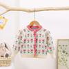 Kids Girls Knit Cardigan Sweater Long Sleeve Outerwear For Toddler Children