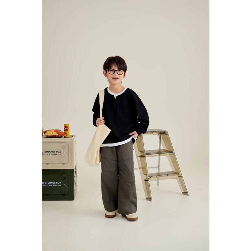 Chenchen Mama Kids' Loose Fit Light Outdoor Cargo Pants