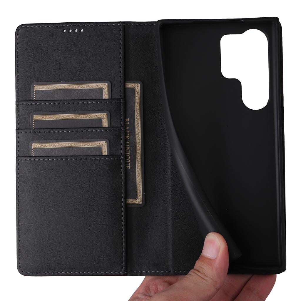 For Samsung Galaxy S26 Ultra Case RFID Blocking PU Leather Phone Wallet Cover