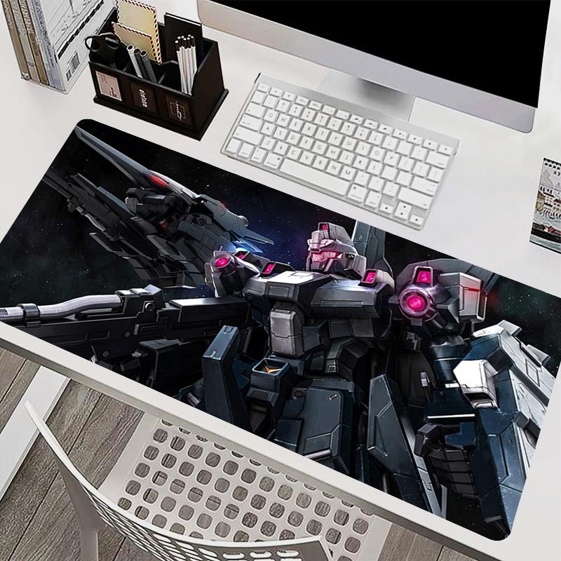 Mousepad Gaming Mechanical Warrior Gundam Mouse Pad PC Accessories Nonslip Keyboard Pad Large Desk Mat Rubber HD Extended Pad