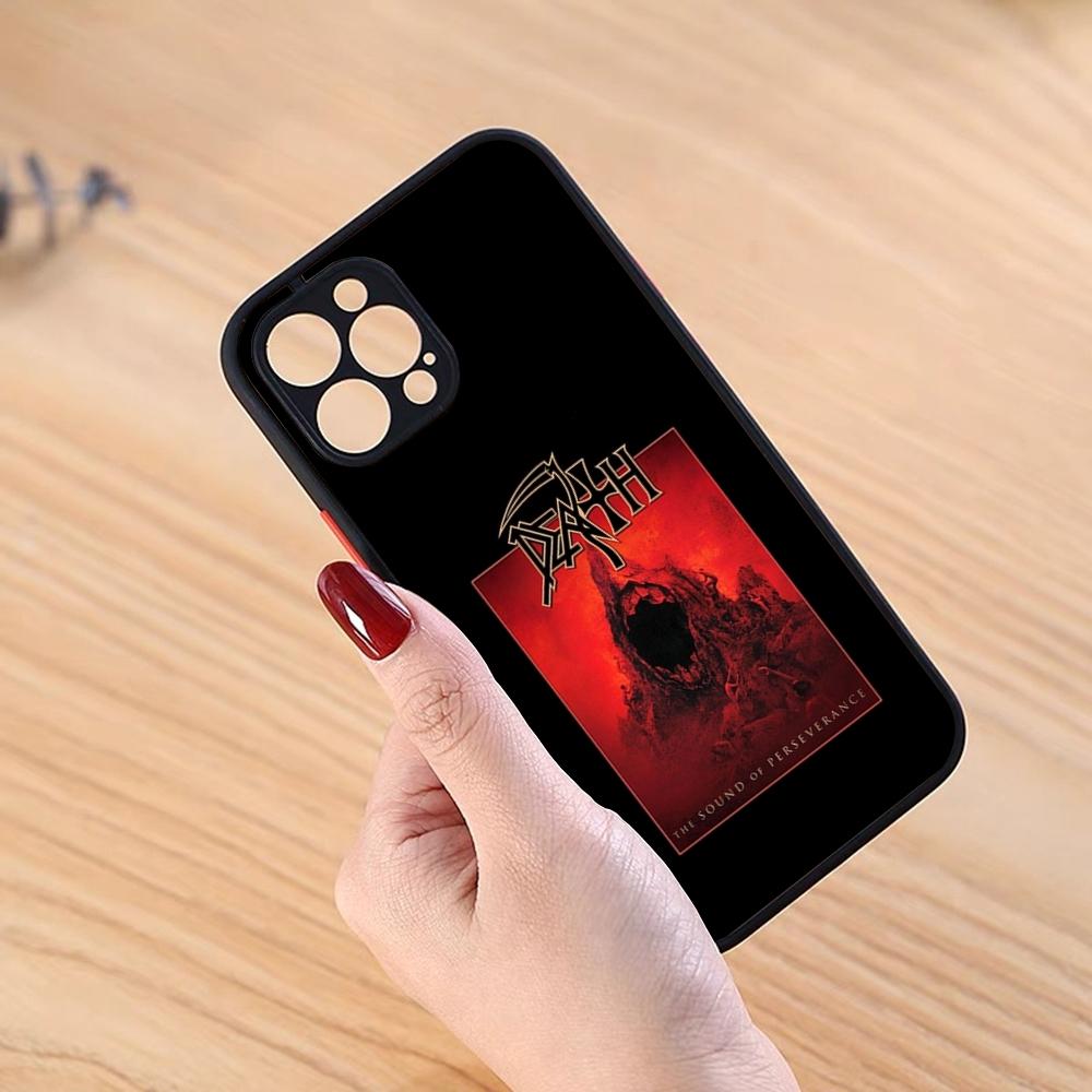 Old Deaths Mental Rock Phone Case Black Matte For IPhone 16ProMax 15 13 12 11 14 Pro Max Mini Plus SE2020 XS Max XR Cover