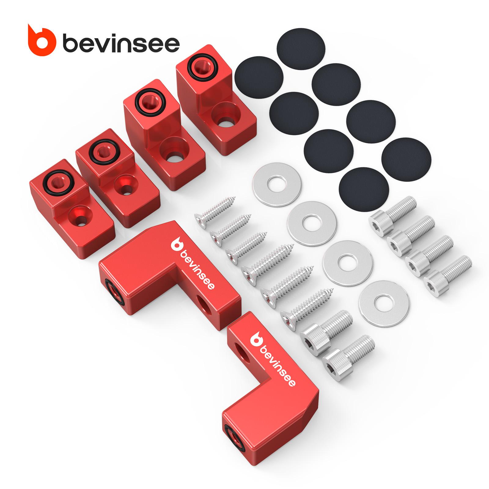 Wing Spoiler Riser Kit for Ford Fiesta Mk6/Mark VI(for EU)/for Ford Fiesta MK7 and MK7.5 Fiesta ST180 Turbo Ecoboost(for UK)