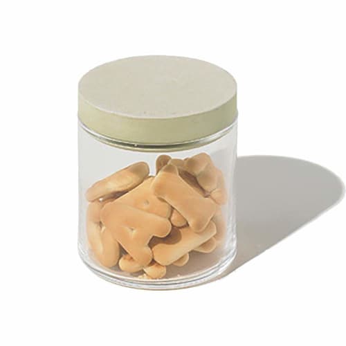 

soil Diatomaceous Earth Food Container, Glass, Green