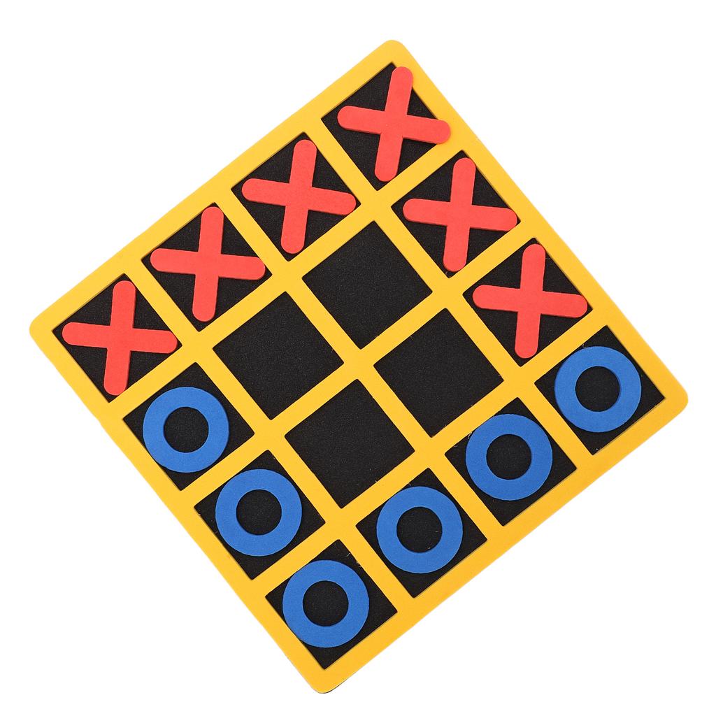 Tictactoe Game Portable and Safe EVA Mini Tictactoe XO Shape Chess Game Educational Toy