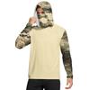 Men's Shirt With Mask Lightweight Long Sleeve Hooded Hiking Fishing Performance
