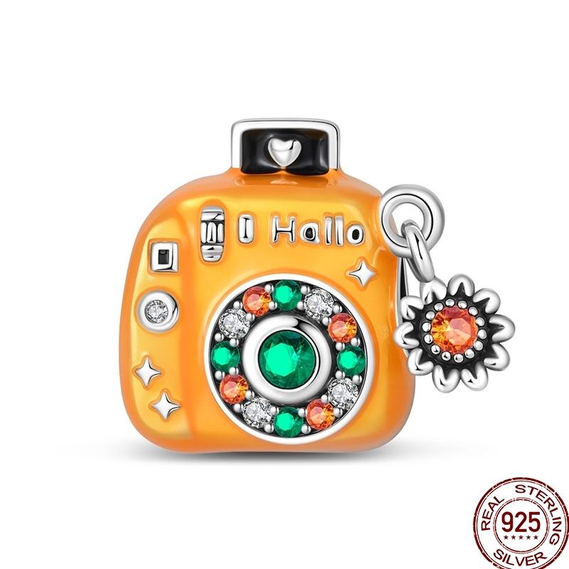 Original Copper Halloween Charms Pumpkin Doctor Skeleton Bead Pendant Fit 3Mm Bracelet Diy Jewelry Gift For Women