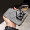 For iPhone 16 Pro Max Luxury Magsafe Magnetic Lens Holder Stand Phone Case For iPhone 11 12 13 14 15 Plus 16E Protective Cover