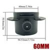 2X 60mm 75mm 90mm Valve Flap Adjustable Car Air Diesel Heater Vent Ducting Branch Splitter Exhaust Pipe Outlet Joiner Connector
