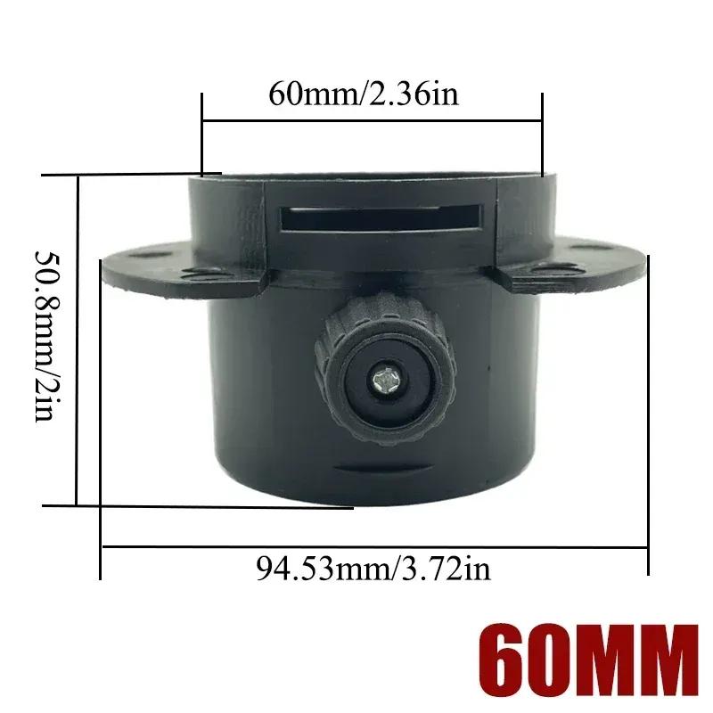2X 60mm 75mm 90mm Valve Flap Adjustable Car Air Diesel Heater Vent Ducting Branch Splitter Exhaust Pipe Outlet Joiner Connector