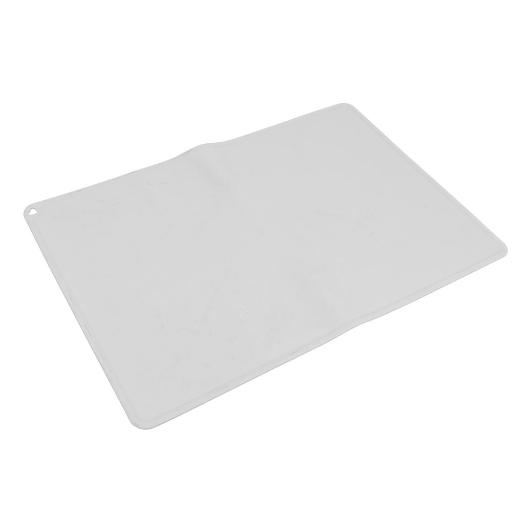 Waterproof NonSlip Placemat Silicone Heat Insulation Pad Kids Table Mat for Kitchen Use(Gray )