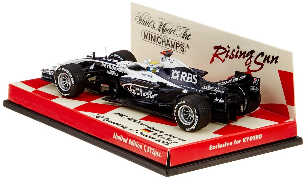 Minichamps DP W Toyota 08 Show Car Rosberg RISIN Completed Product 1/43 AT&T