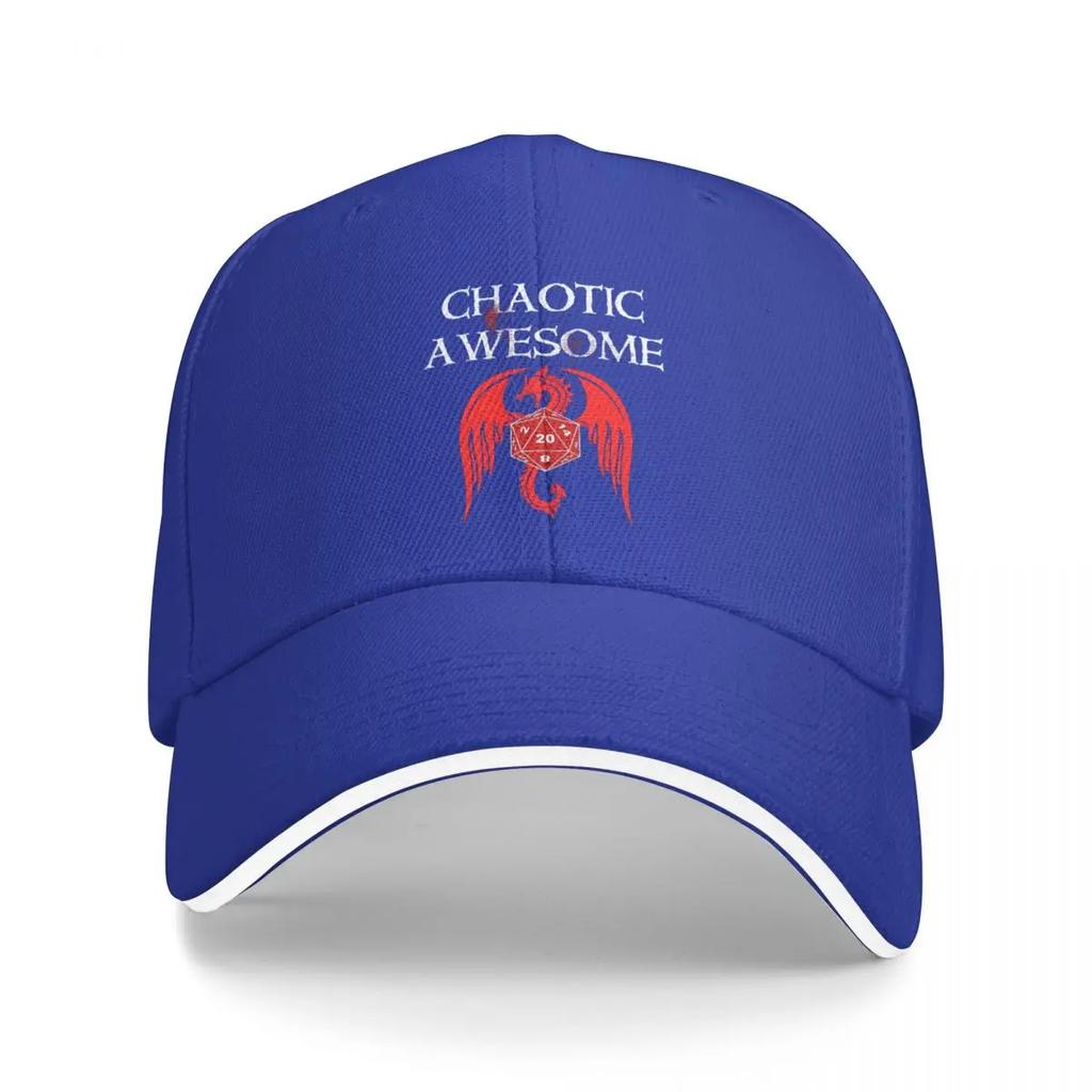 Chaotic Awesome DND Game Men Baseball Caps Peaked Cap Sun Shade Sunprotection Hat