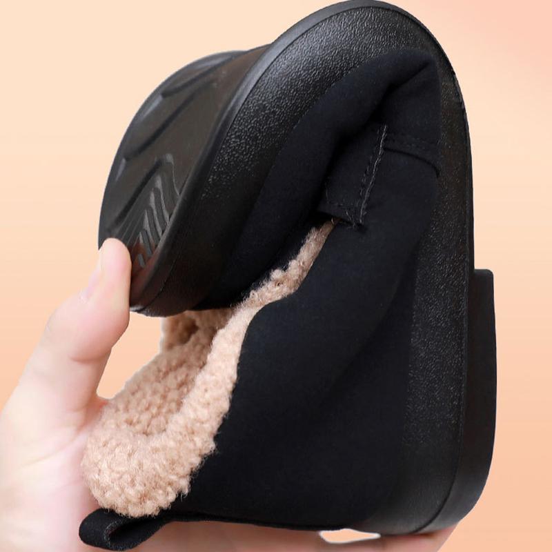 Women's Snow Boots Moccasins Soft Loafers Women's Winter Casual Warm Short Comfort Shoes